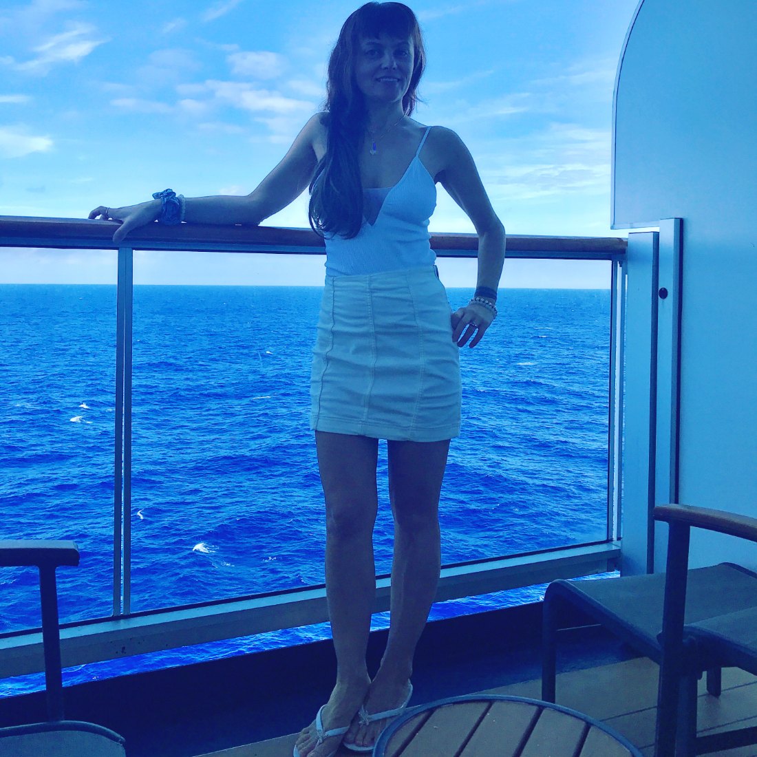 Nataliya Lucas standing at the ocean